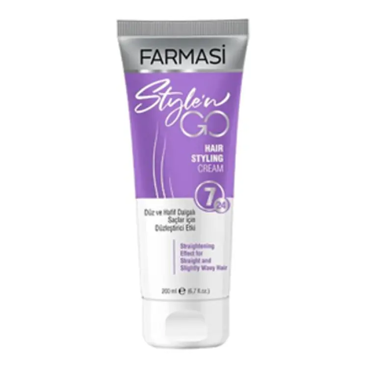 image of STYLE N GO HAIR STYLING CREAM FOR STRAIGHT HAIR 200