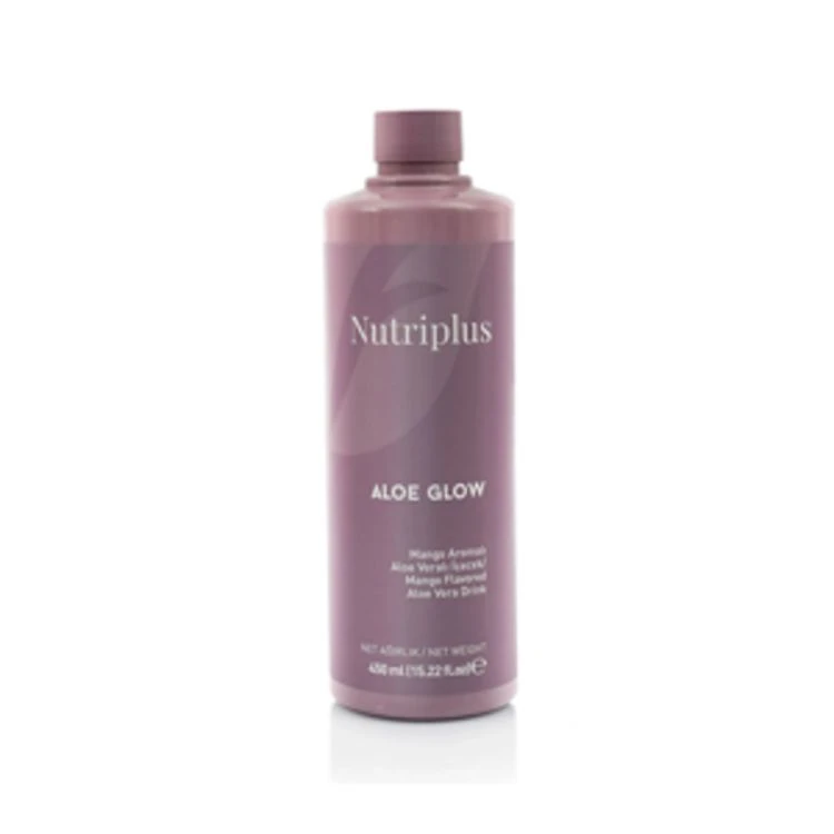 image of NUTRIPLUS ALOE GLOW MANGO F.A.D.450ML