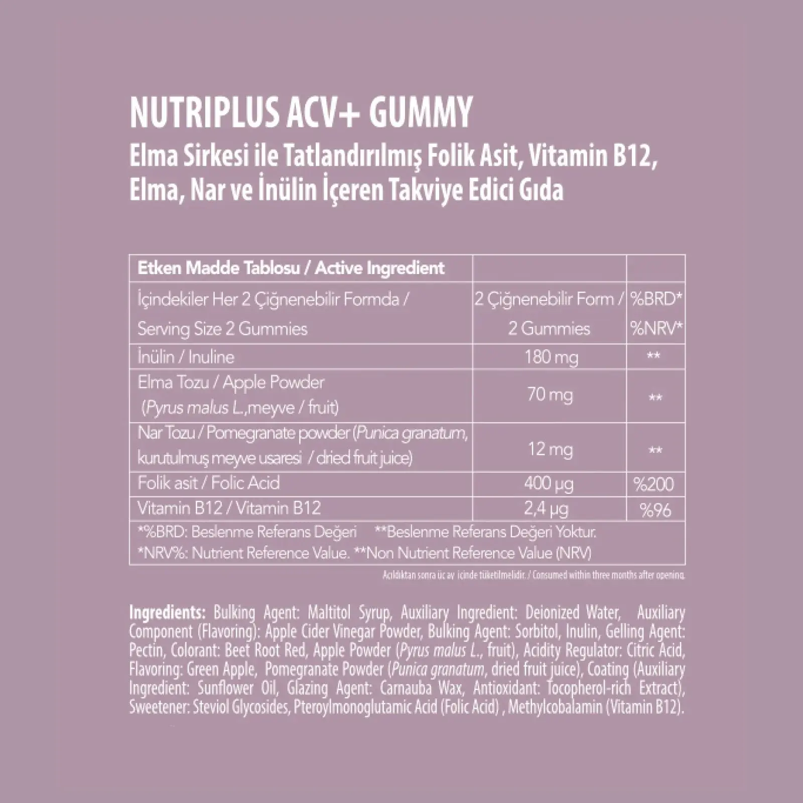 NUTRIPLUS ACV Gummy