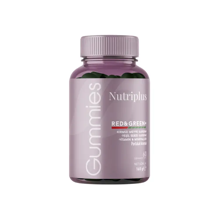 image of Nutriplus Red & Green Mix Gummies 60 pcs