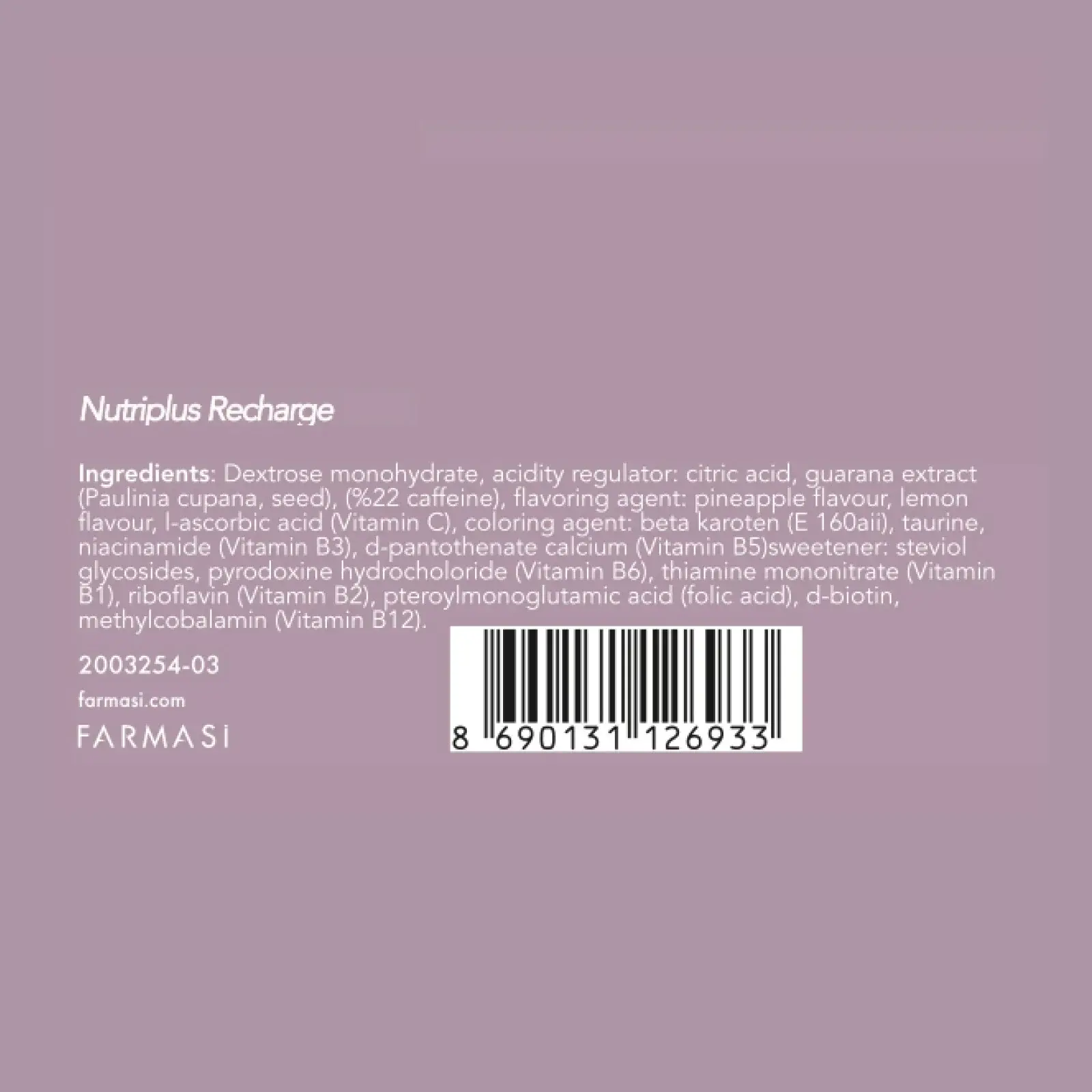 Nutriplus Recharge