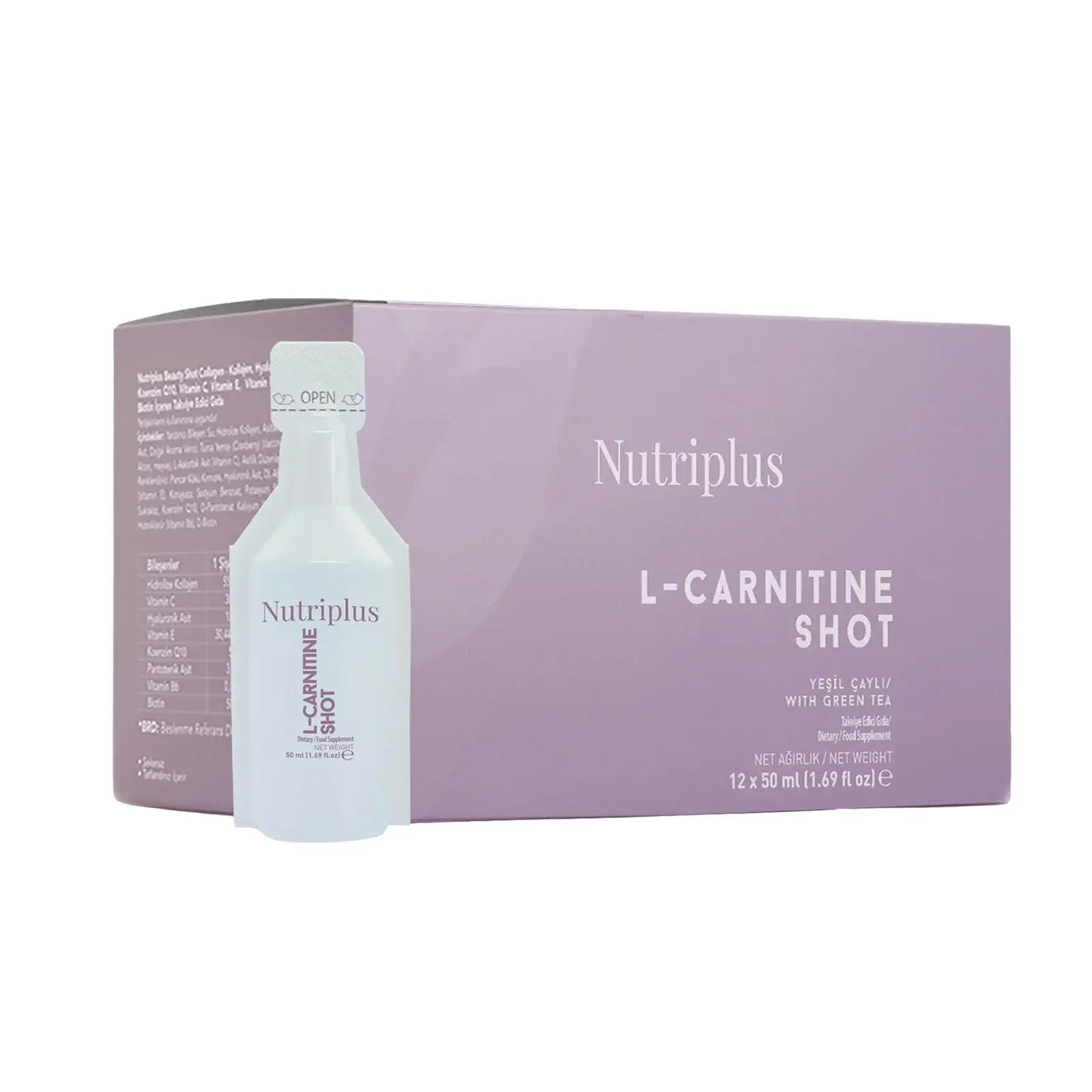 Nutriplus L-Carnitine Shot 12 Vials 50ML