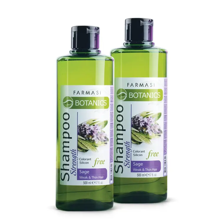 image of SET 2/1 BOTANICS STRENGTH SHAMPOO WITH SAGE EXTRACT 500 ML